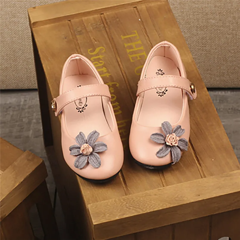 Sandals 2019 summer new Summer Children Kid Girls Solid Floral Sandals Princess Casual Shoes modis #4M13 (18)
