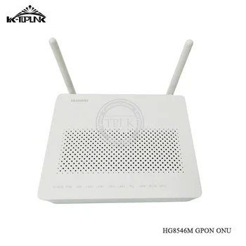 

50pcs HUA WEI second hand HG8546M GPON ONT ONU 1GE+3FE+VOICE+WIFI modem with English software Telecom Network Equipment