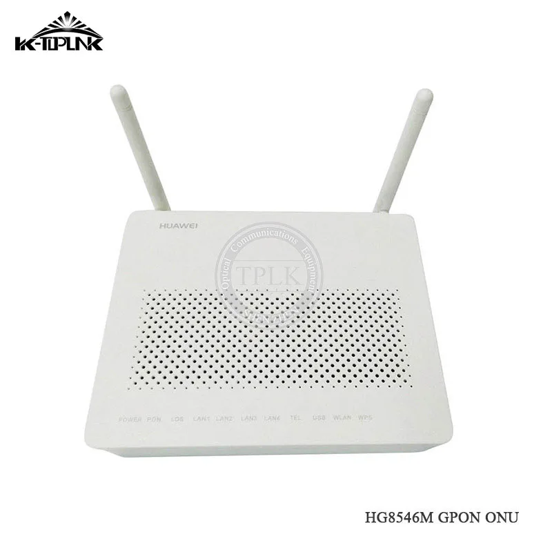 

Used Hua wei HG8546M GPON ONU ONT 1GE+3FE+VOICE+WIFI optical network terminal modem English Network Equipment(without boxs)