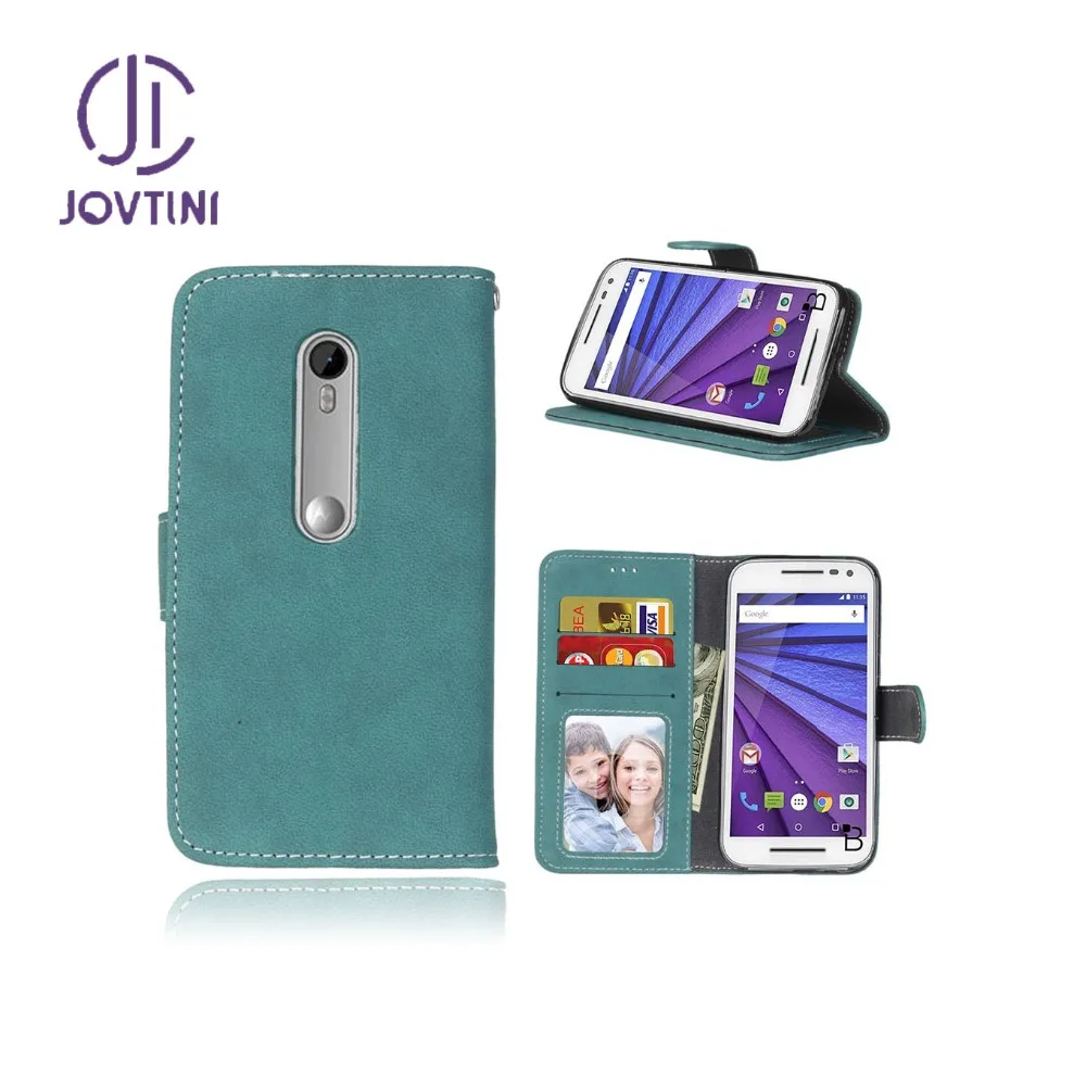 Модные jovtini для Motorola Moto G 3rd Gen G3 чехол нубук телефон MOTO Защитный флип сзади сумка |
