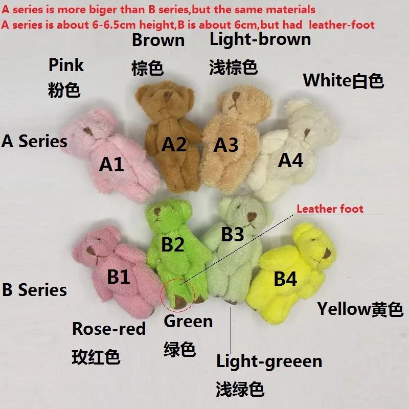 All 6cm plush bear 8