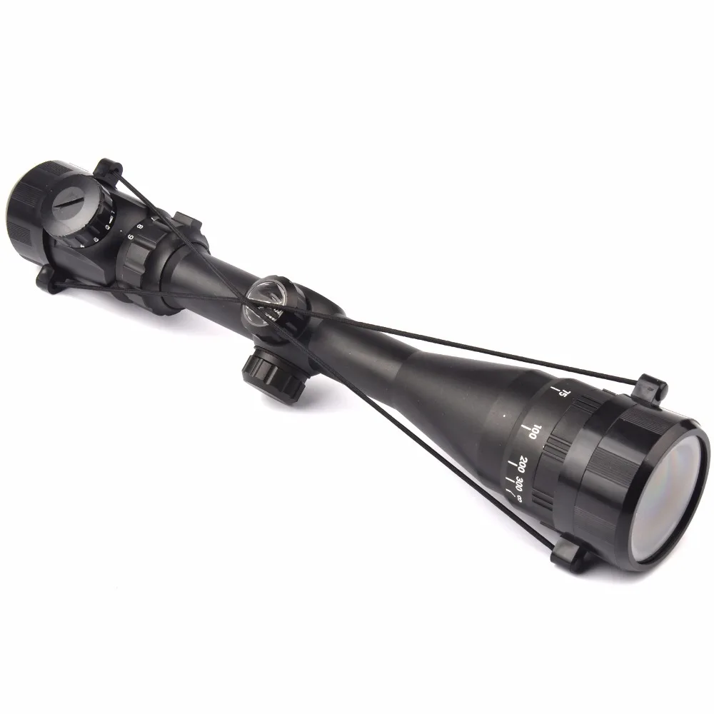 Scope com Vermelho Militar para Caça Tiro com 20mm Tactical Rifle Verde Iluminado Arma Riflescope Airsoft Ferroviário 3-9x40aoe - 13 Cheap Lunetas Riflescopes