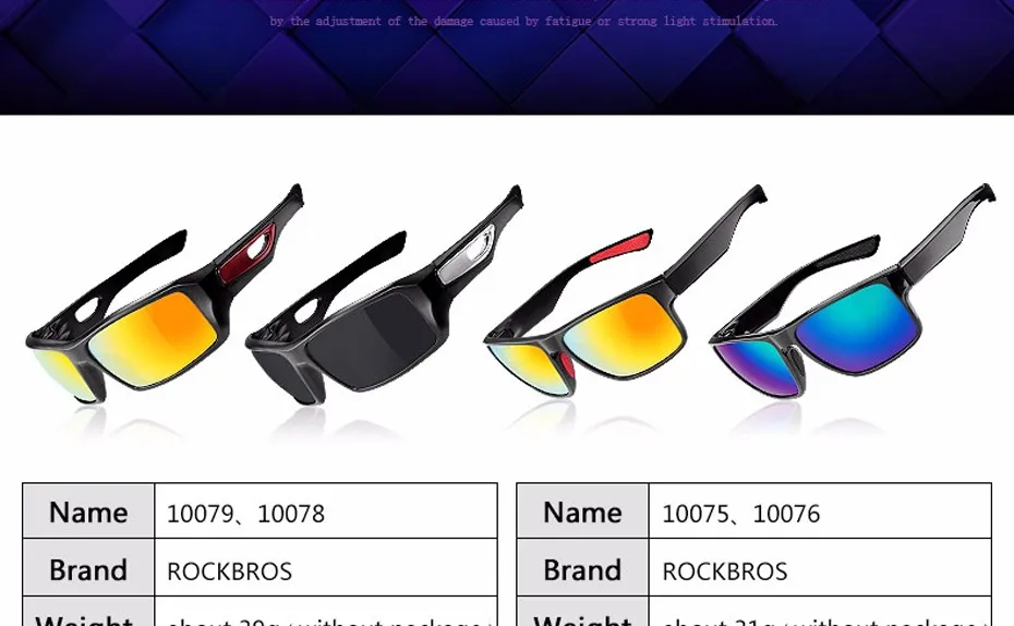 ROCKBROS поляризационные велосипедные очки, мужские очки для езды на велосипеде, УФ защитные очки для вождения, пешего туризма, спортивные солнцезащитные очки для улицы, очки