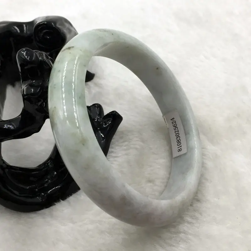

Certified Grade A Natural Lavender Green Jadeite Jade Bangle Bracelet style Fine jewe Noble 100% Natural jade