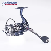 Pflueger патриарх рыболовная спиннинговая катушка 9+ 1BB 5,2: 1 левая/правая углеродная ручка MagnesiumBody мягкая ручка рыболовные принадлежности PESCA