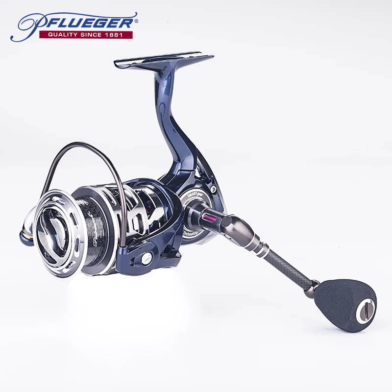 

Pflueger PATRIARCH Fishing Spinning Reel 9+1BB 5.2:1 Left/Right Carbon Handle MagnesiumBody Soft Knob Fishing Accessories Pesca