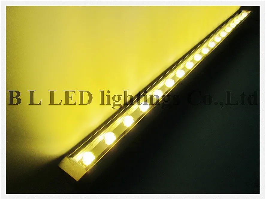 Высокая мощность 18 W Светодиодный прожекторы свет лампы светодиодный Окрашивание Свет Бар Световой поток AC85-265V RGB и монохромный