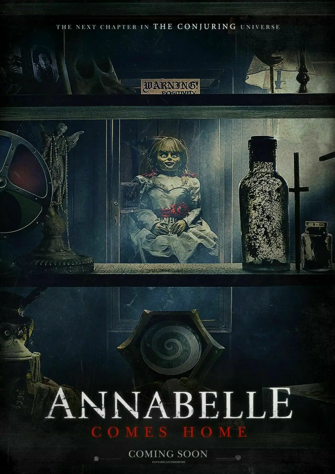 Q0358 Плакаты и печать Горячая Annabelle 3 поставляется дома Стивен Кинг 2019 ужас