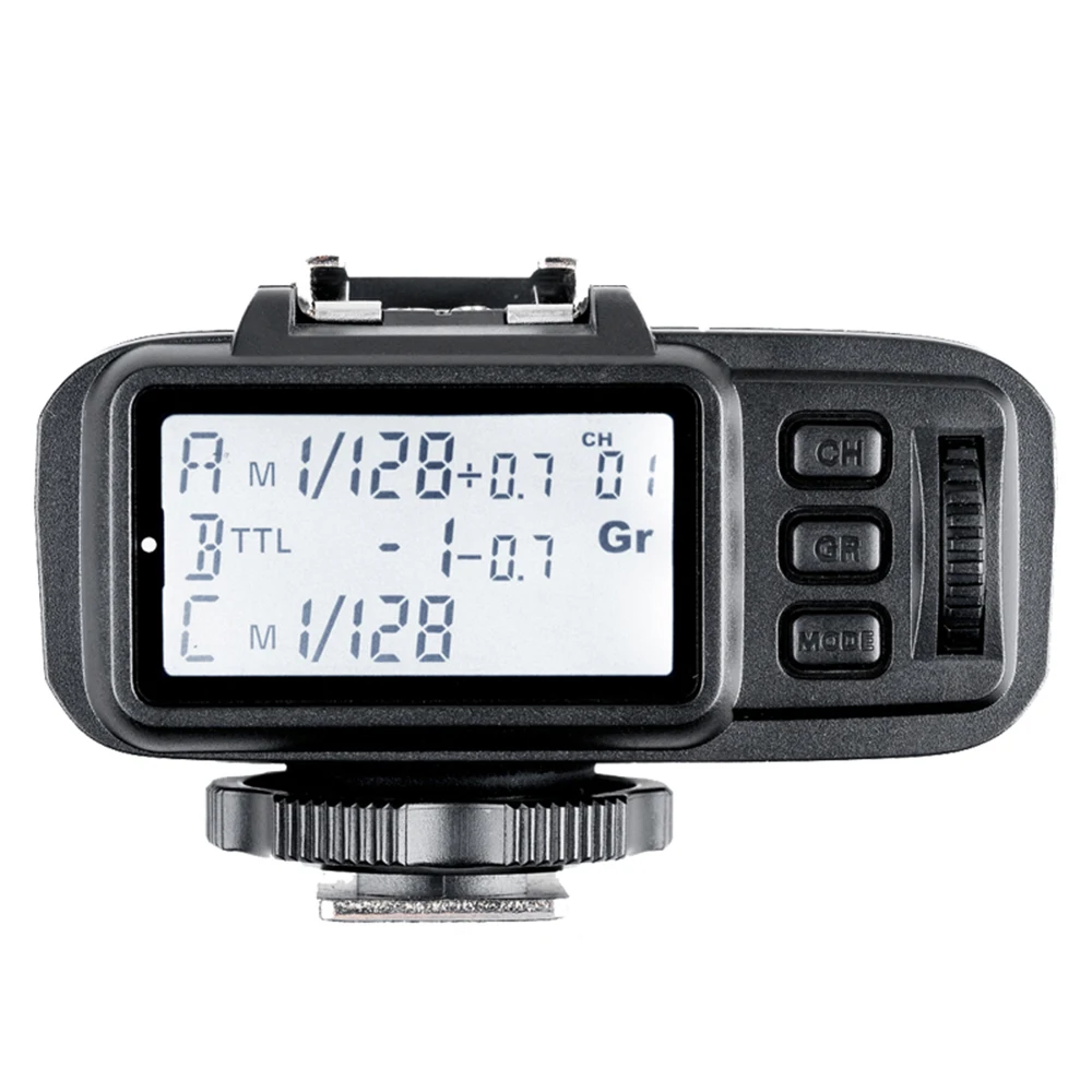 GODOX-X1T-O-TTL-Strobe-Trigger-1-8000s-HSS-32-Channels-2-4G-Wireless-LCD-Flash