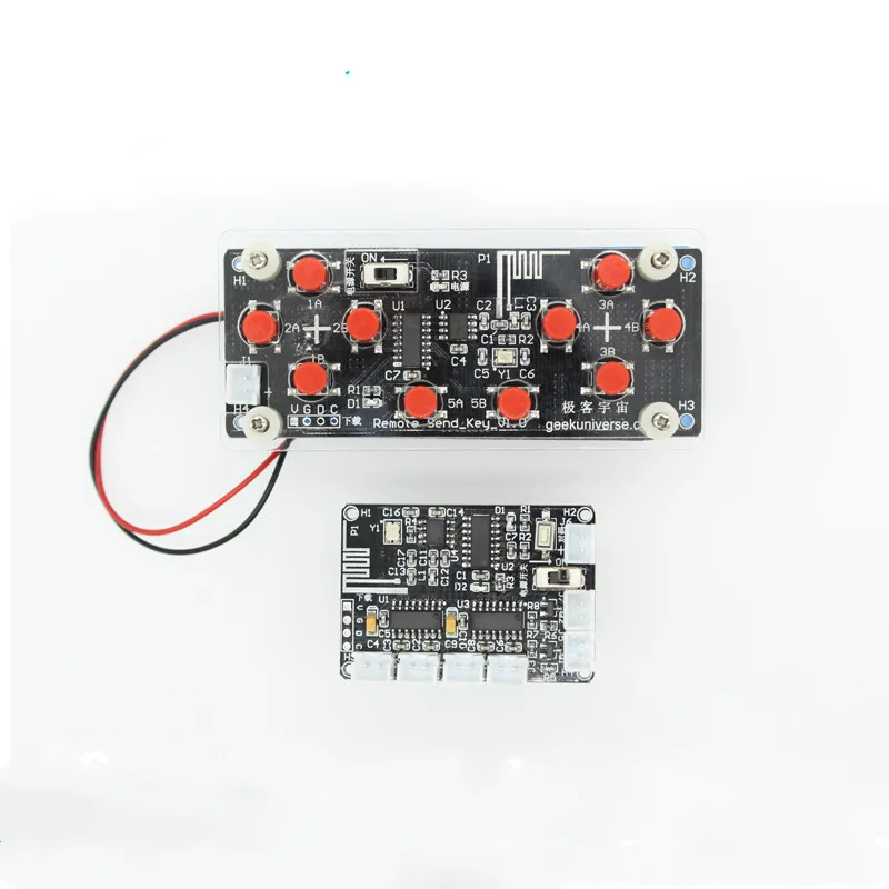 

JMT 10CH 2.4Ghz Wireless Remote Control System Transmitter & Receiver Board for RC Smart Car Robot Spare Parts