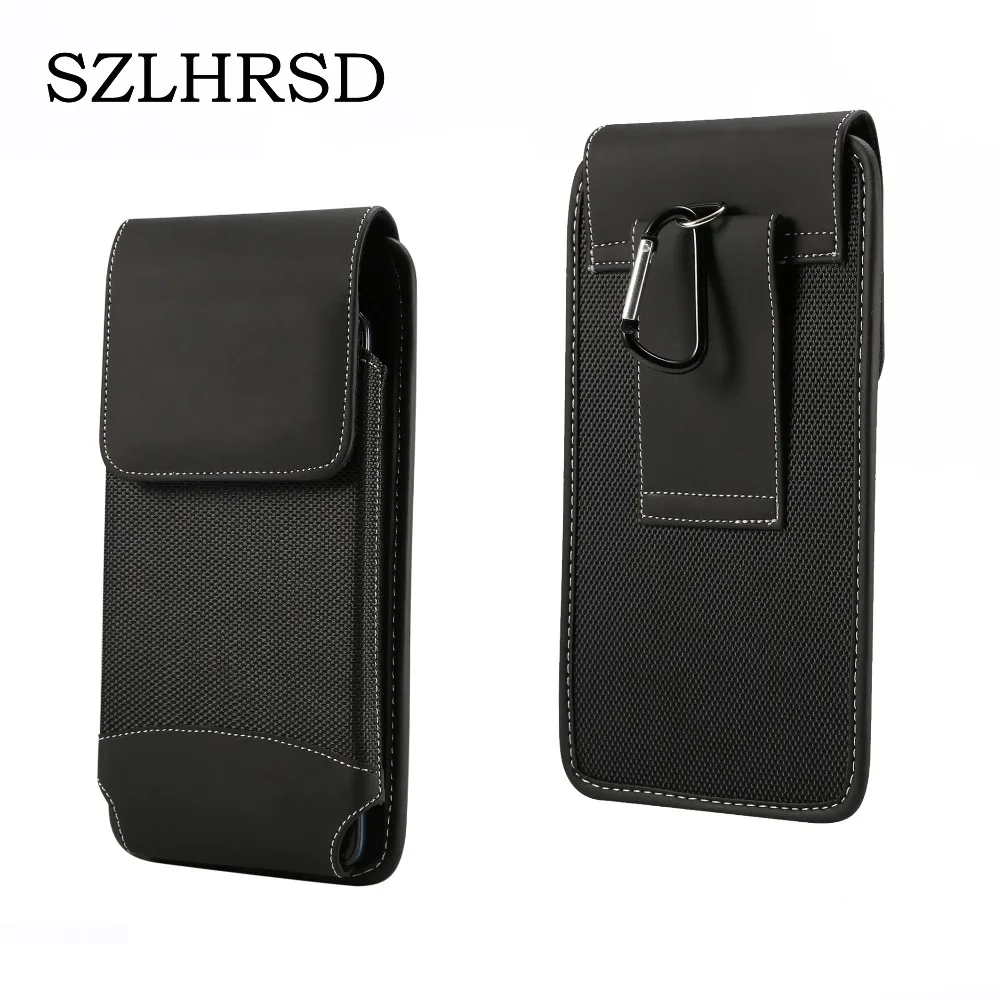 For LG K12 Max Belt Clip Case for Huawei Honor Play 8 Waist Bag Motorola P50 Pouch Holster Samsung Galaxy M30s case | Мобильные