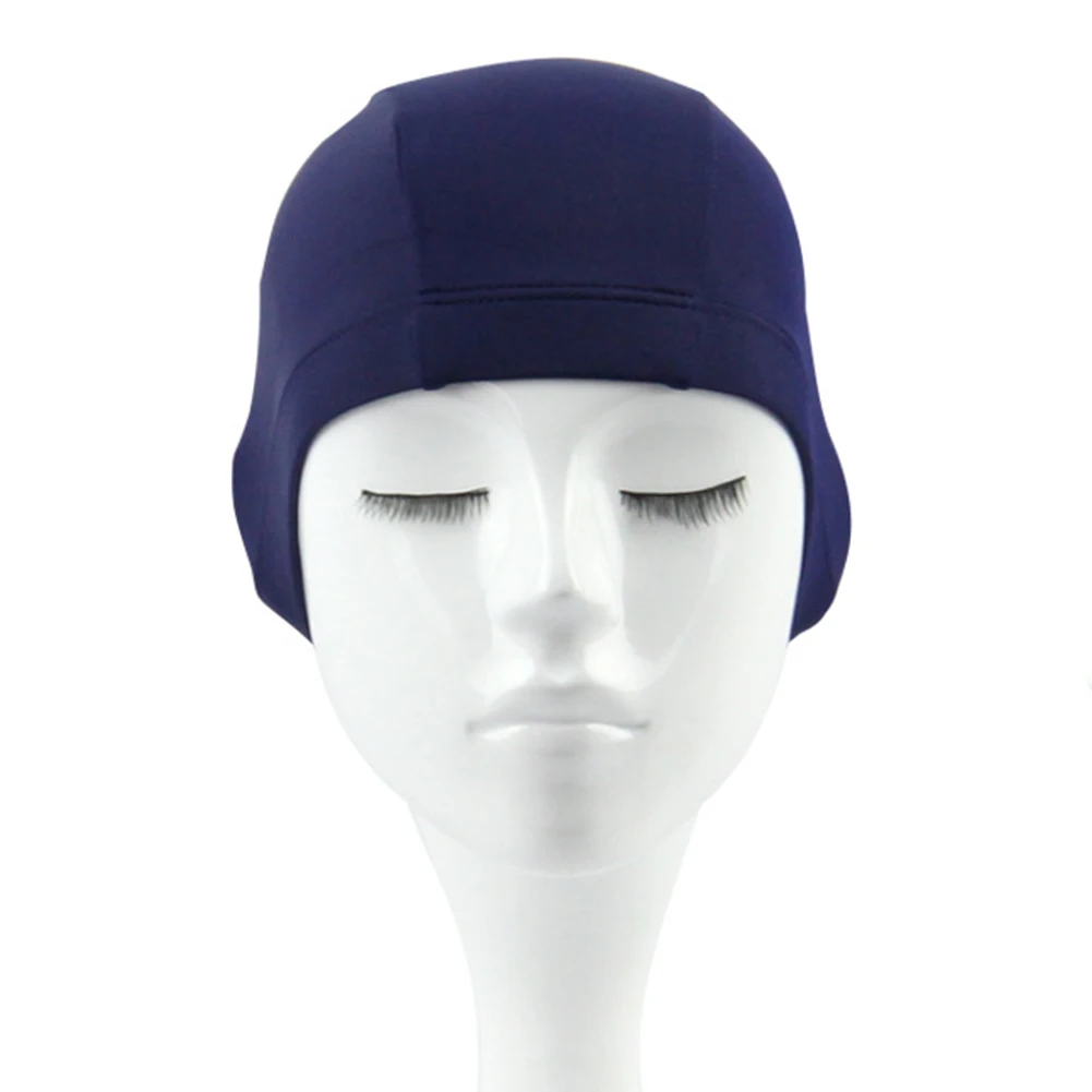 

Unisex Adults Multicolor Ear Swimming cap Sports Waterproof Hat Siwm Pool