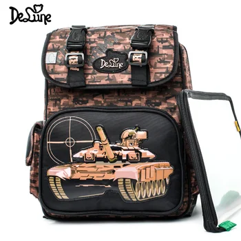 

Student Orthopedic School Bags satchel for Children Boys Tank School Backpack Shoes Bag Portfolio lMochila Infantil