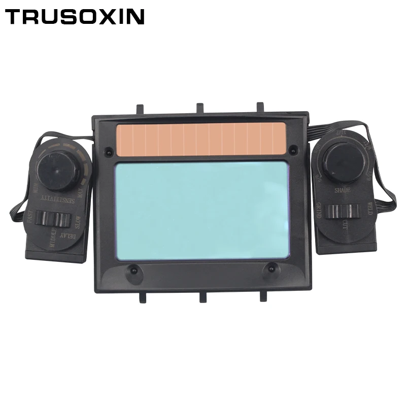 

Out adjust Big view 4 arc sensor grind DIN5-DIN13 Solar auto darkening TIG MIG MMA welding mask/helmet/welder cap's lens filter