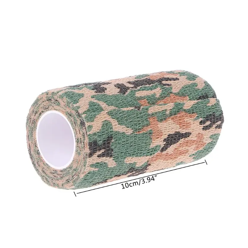 

Hot Tactical Camo Bandage 10cm*4.5m Hunting Shooting Wrap Stealth Nonwoven Tape