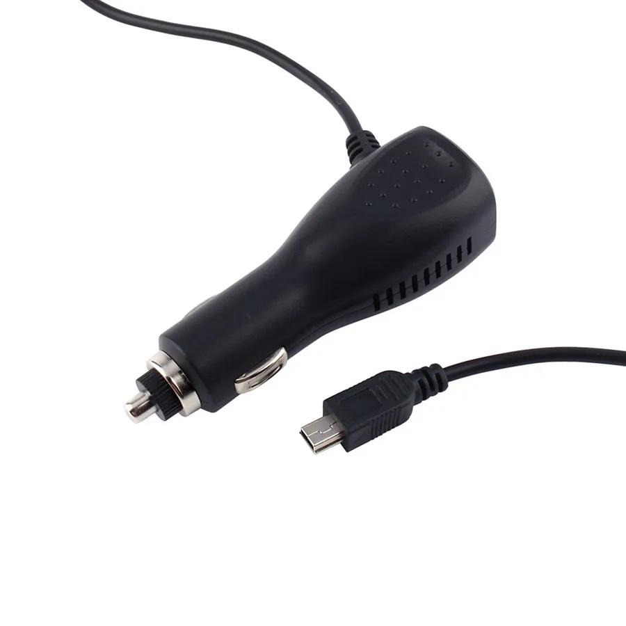 Универсальный мини-usb Зарядное устройство адаптер для Видеорегистраторы для автомобилей Камера gps навигации Вход 10 V-48 V выход 5 V 2A кабель Длина 1,2 м