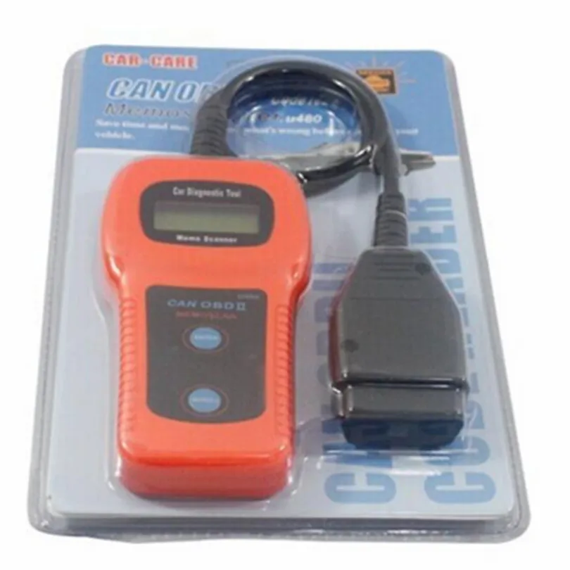 U480 OBD2 CAN BUS/считыватель кодов двигателя считыватель OBDII автомобильный или