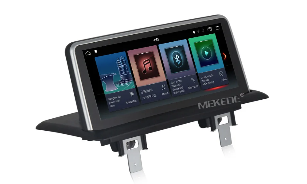 Discount New arrival! Mekede android Car gps navigation multimedia player for BMW E81 E82 E87 E88 120i 2005-2012 with IPS screen 16