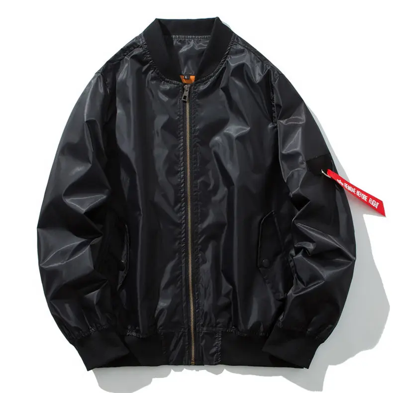 5XL Mens Jacket Spring Autumn Bomber Jacket Coat Male Classic City Pilot Air Jacket Stand Collar Fashion Style 2019 Brand MuLS 03