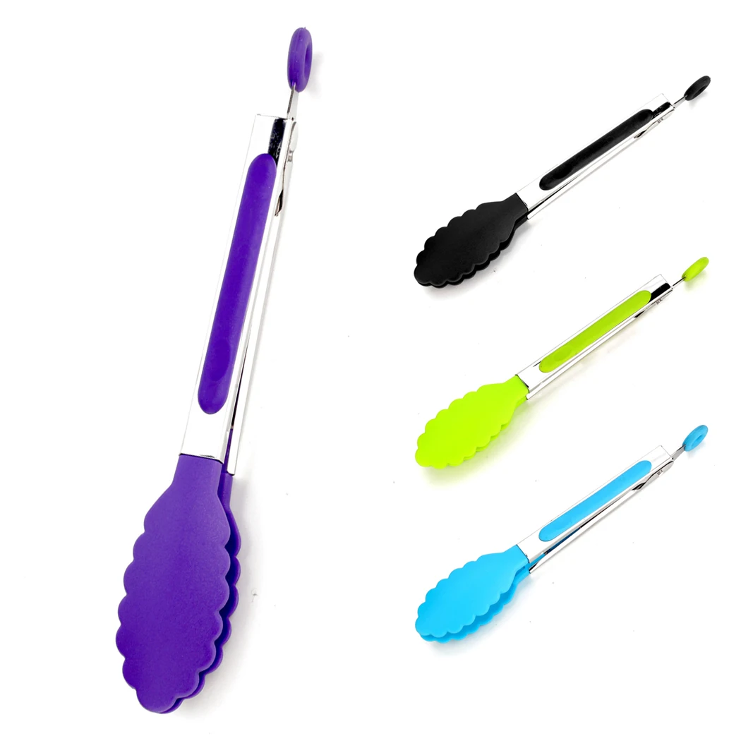 New Stainless Steel Silicone Kitchen Tongs BBQ Clip Salad Bread Cooking Food Serving Tongs Kitchen Accessories Tools New Stainless Steel Silicone Kitchen Tongs BBQ Clip Salad Bread Cooking Food Serving Tongs Kitchen Accessories Tools
