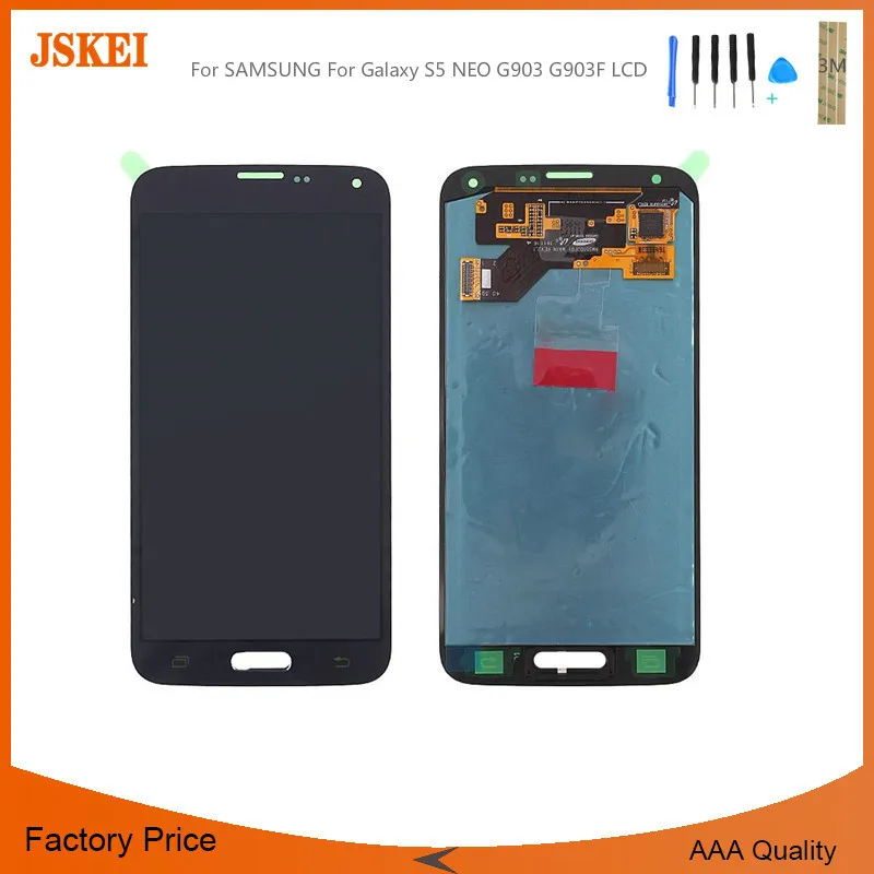 

5.1 inch For SAMSUNG For Galaxy S5 NEO G903 G903F LCD Display Touch Screen Panel Digitizer Assembly Replacement Display