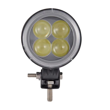 

2Pcs 4d 12W Round LED Sun Light Running Spot Work Light Offroad Driving Fog Light for ATV 4X4 Boat ATV