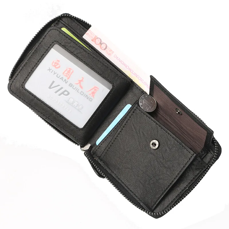 coffee Livoty Mens Leather ID Card Holder Billfold Zip Purse Wallet Handbag Clutch coffee Livoty Mens Leather ID Card Holder Billfold Zip Purse Wallet Handbag Clutch