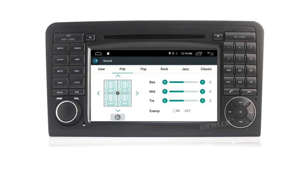 Excellent HD Android 7.1 CAR DVD player For Mercedes Benz GL ML CLASS W164 ML350 ML500 X164 GL320 car GPS stereo radio RAM 2G ROM 16G 12