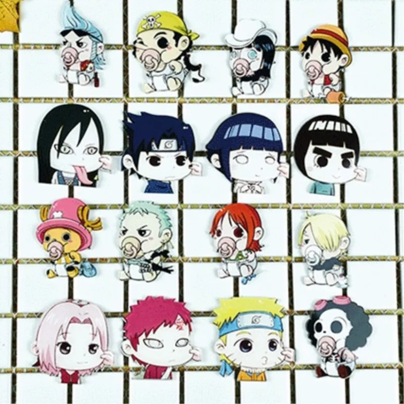 

1PC Anime Ninjia Cartoon Brooch Badge Anime Coin Icon Uzumaki Naruto Breastpin Clothes Hat Cartoon Ornament Pin