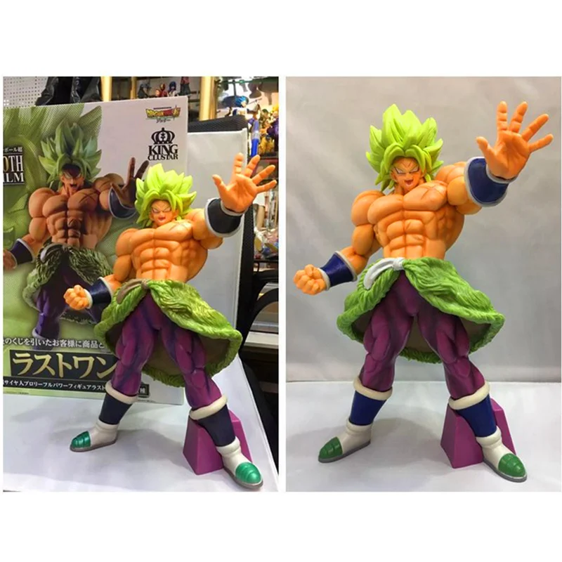 34 см Dragon Ball Супер Saiyan Broli фигурка с поясом игрушки ПВХ фигурка Коллекция Модель игрушки аниме модель H564