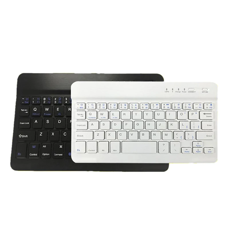 Mini Bluetooth Wireless Keyboards Universal Quiet font b Slim b font Keyboard for iPad Galaxy Tabs