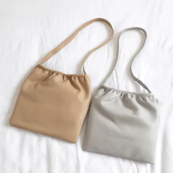 

Female Cute Small Shoulder Bag PU Leather Small Pouch Bag Purse for Women Casual Simple Crossbody Bag