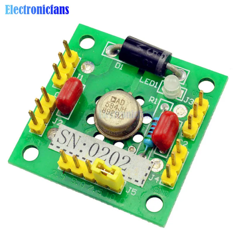 

AD584 ad584 Voltage Reference 4 Channel 2.5V / 5V / 7.5V / 10V High Precision Voltage Reference Module