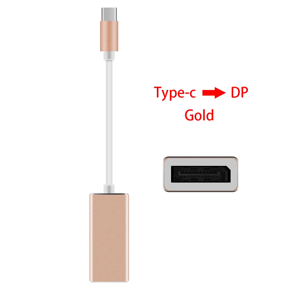 Новое поступление USB C к адаптер для дисплея USB 3,1 type C к DP опора для переходника 4K HD для Macbook Pro высокого качества