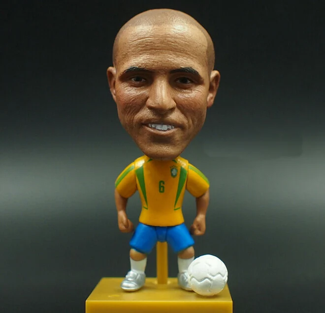 New KODOTO SoccerWe 2002 Brazil Roberto Carlos football soccer moving