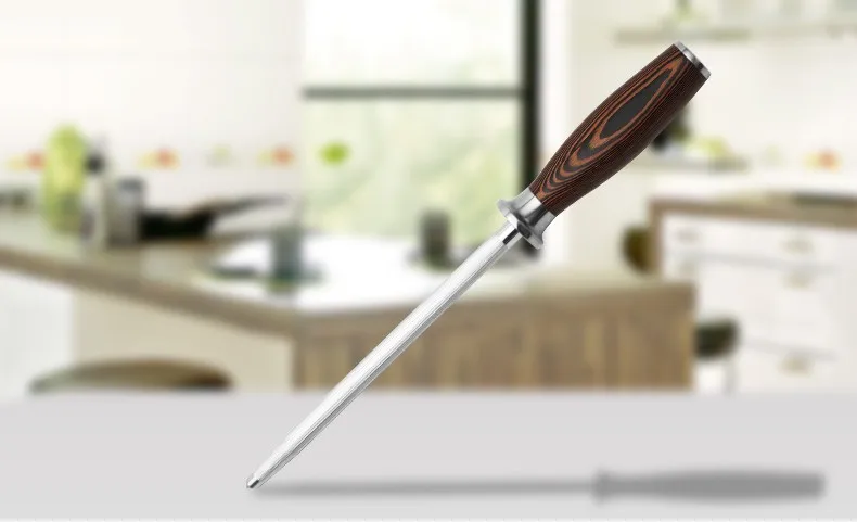 Заточка из нержавеющей стали для заточки кухонный нож шеф-повара Измельчить XI TUO столовые приборы