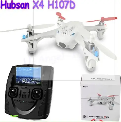 (В наличии) оригинальный Hubsan X4 H107D FPV 4CH 6 осевой Квадрокоптер RTF 5 8 Ghz 6CH передатчик|x4