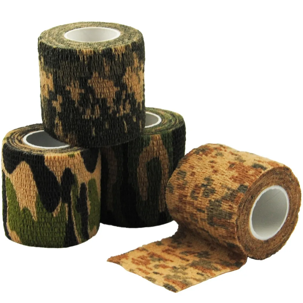 

Tattoo Accesories Grip Wrap Disposable Nonwoven Waterproof Self Camo Color Tattoo Bandage Nail Tapes Finger Protection Wrap