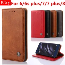 

Flip Retro Leather Case For iPhone 6 6s Plus Luxury Card Holder Wallet Cover For iPhone 7 7 Plus 8 X Phone Bag Funda
