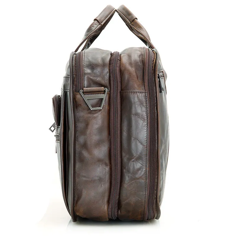 Nesitu высокое качество Vinatge натуральной кожи пояса для мужчин курьерские сумки человек портфели 14 "ноутбук сумка M7093