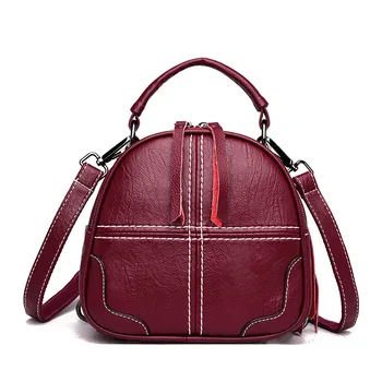 

Multifunctional Sheepskin Women's Backpacks Students School Tote Bag Fashion Genuine Leather Shoulder Bags Women Travel Bag