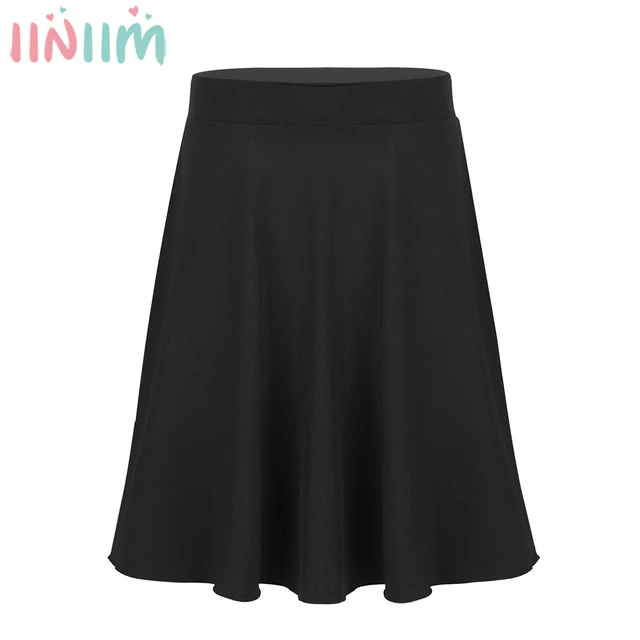 Skater Girl Skirt Clothes | Skater Skirt Summer | Solid Skater Skirt |  Child Skater Skirt - Skirts - Aliexpress