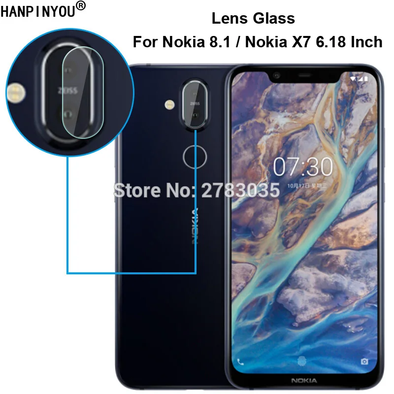 Прозрачная ультратонкая Защитная пленка для объектива камеры Nokia 8 1/Nokia X7 TA 1131 6 18