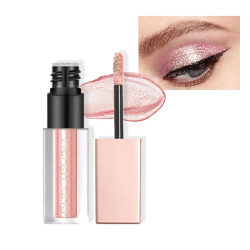 Glitter Eyeshadow Liquid Pigment Eye Shadow Pencil Waterproof Nude Makeup Eyeshadows HengFang 16 Colors |