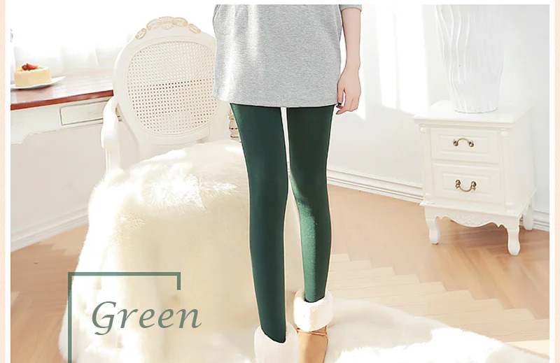 fabletics leggings Autumn Winter Fashion Explosion Model Plus Thick Velvet Warm Seamlessly Integrated Inverted Cashmere Leggings Warm Pants workout leggings