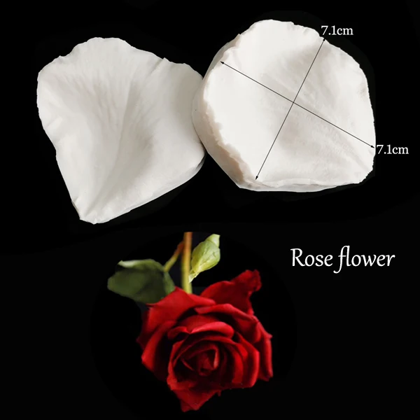 Rose Petal Molds Silicone