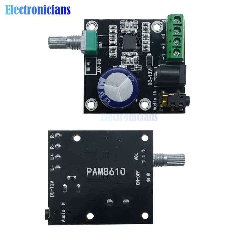 Pam8610 2 X 15w Super Slim Class D Digital Dual Power Audio Amplifier