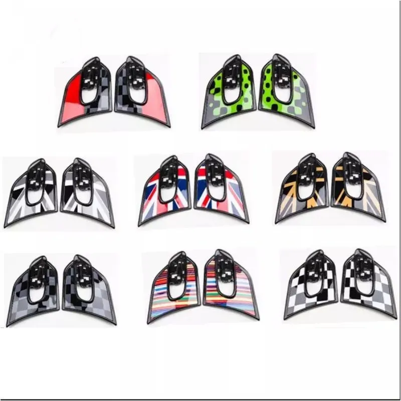 

2pcs Car Styling Car Side Plate Fender Stickers Section Decal Cover For MINI COOPER JCW S F55 F56 F57 Decoration Accessories