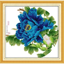 Вечная любовь цветок приносить богатые и заслуженные китайские наборы вышивки крестом экологический хлопок штампованные рождественские украшения