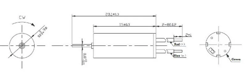 Высокое качество Фирменная Новинка 1 шт. Chaoli CL-615 Модернизированный 6x15 мм 59000 об/мин на бесколлекторном двигателе для гоночного дрона со съемкой от первого лица Квадрокоптер